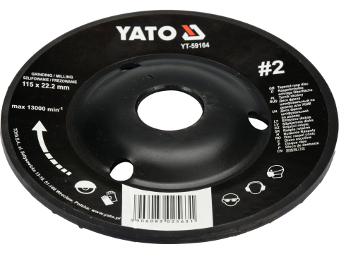 TAPERED RASP DISC 115MM NO2 [2]