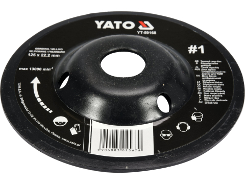 TAPERED RASP DISC 125MM NO1 [2]