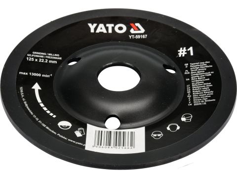 Scule electrice - TAPERED RASP DISC 125MM NO1