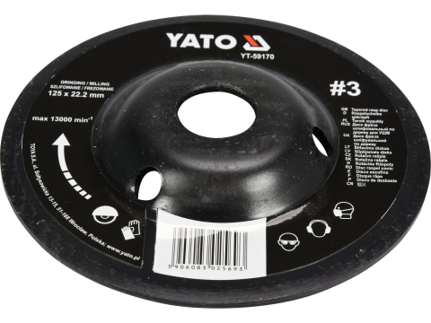 TAPERED RASP DISC 125MM NO3 [2]