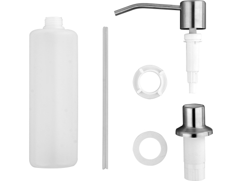 COUNTERTOP SOAP DISPENSER BRUSHED STEEL [2]