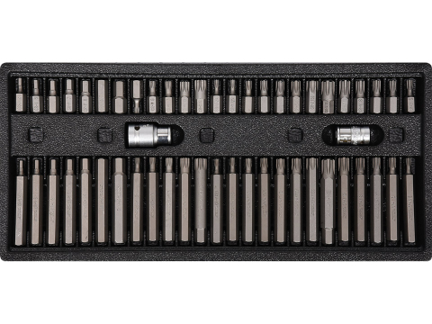 6 DRAWERS ROLLER CABINET WITH TOOL INSERT, 302PCS [8]