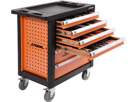 Dulapuri - 6 DRAWERS ROLLER CABINET WITH TOOL INSERT, 302PCS