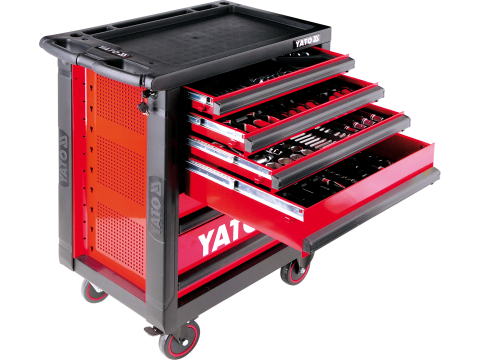 Dulapuri - SERVICE TOOL CABINET WITH TOOLS, 6 DRAWERS 177PCS