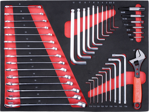 SERVICE TOOL CABINET WITH TOOLS, 7 DRAWERS 211PCS [5]