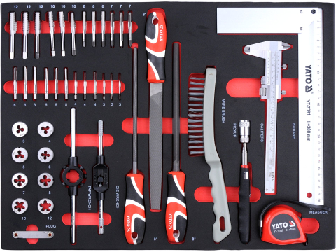 SERVICE TOOL CABINET WITH TOOLS, 7 DRAWERS 211PCS [8]