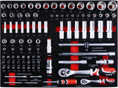 SERVICE TOOL CABINET WITH TOOLS, 7 DRAWERS 211PCS [4]