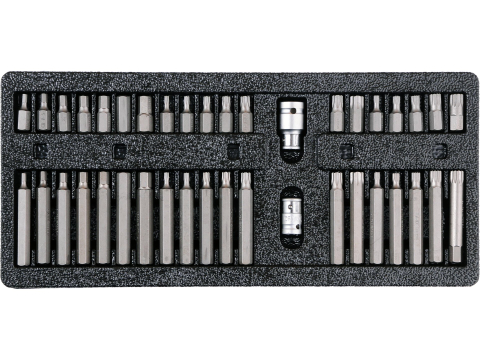6 DRAWERS ROLLER CABINET WITH TOOL INSERT / 177PCS [5]