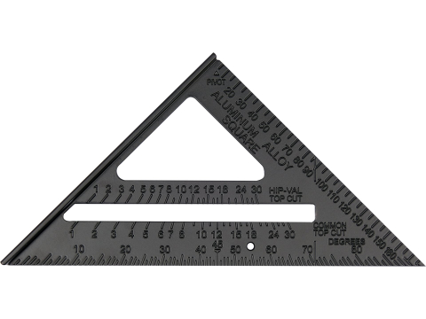 ALUMINIUM TRIANGLE RULER  WITH A FOOT 250MM [1]