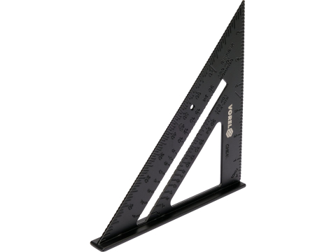 ALUMINIUM TRIANGLE RULER  WITH A FOOT 250MM [2]