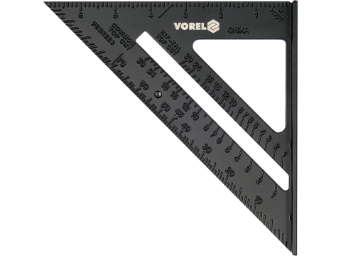 Scule de mână - ALUMINIUM TRIANGLE RULER  WITH A FOOT 250MM
