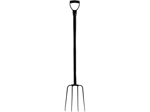 Scule de mână pentru grădinărit - FORK WITH METAL HANDLE 4 THEETH
