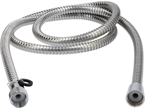 SHOWER HOSE 1.75M DOUBLE LOCK POLISHED [1]