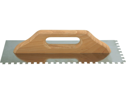 Gletiere, spacluri și mistrii - STEEL PLASTERING TROWEL 480X128MM 8X8MM