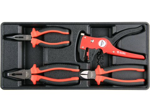 Dulapuri - INSULATED PLIERS, 4PCS SET
