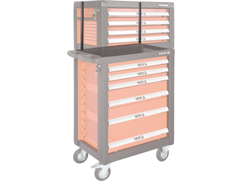 STEEL PIPES SET (2 PCS) FOR CONNECTING TOOL CHEST [1]