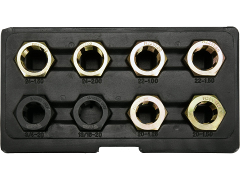 Scule speciale - AXLE SPINDLE RETHREADING 8PCS SET