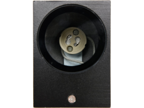 OUTDOOR WALL LAMP BLACK ALUMINIUM 1XGU10 SQUARE [2]