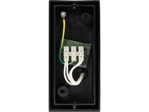 OUTDOOR WALL LAMP BLACK ALUMINIUM 2XGU10 SQUARE [3]