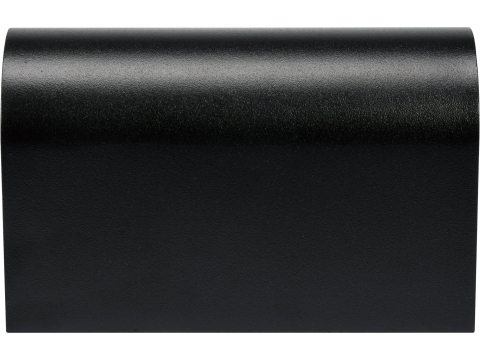 OUTDOOR WALL LAMP BLACK ALUMINIUM 2XGU10 HALF OVAL [1]