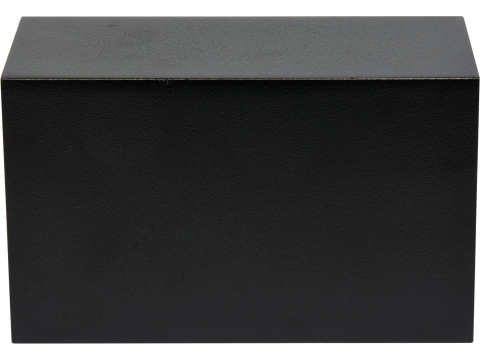 OUTDOOR WALL LAMP BLACK ALUMINIUM 2XGU10 SQUARE [1]
