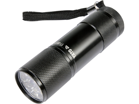 ALUMINIUM LED TORCH, 9 LED, BLACK [1]