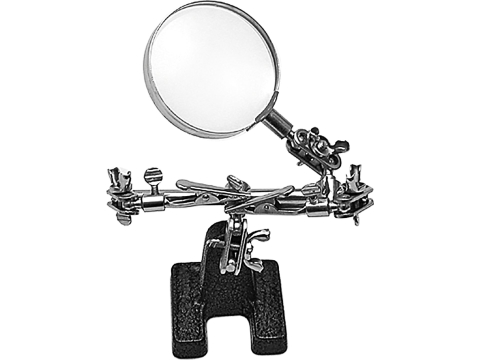 Scule de mână - HELPING HAND WITH MAGNIFYING GLASS 62 MM