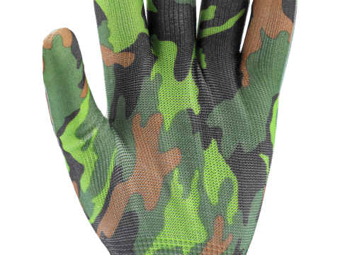 GARDEN GLOVES MILITARY CAMOUFLAGE PRINTING; TYPE: A; SIZE: 8" [5]