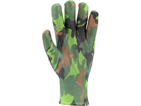 GARDEN GLOVES MILITARY CAMOUFLAGE PRINTING; TYPE: A; SIZE: 8" [3]