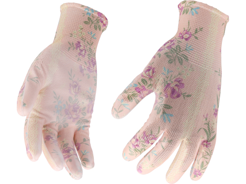 GARDEN POLYESTER GLOVES WITH PU COATING [1]