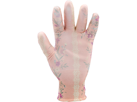GARDEN POLYESTER GLOVES WITH PU COATING [3]