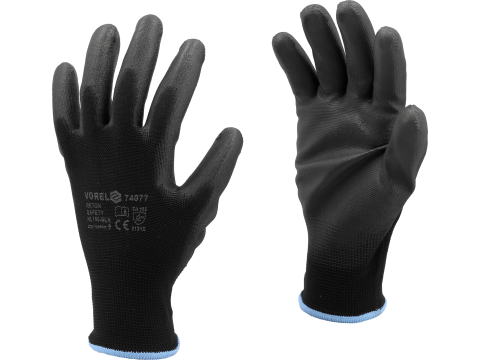 WORKING GLOVES BLACK 9" W/O HEADER [1]