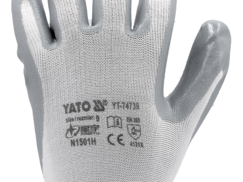 WORKING GLOVES, OIL PROOF WHITE, 10'' [4]