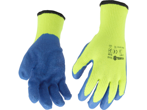 LATEX COATED GLOVES GCLA0510 COLOUR: REFL. YELLOW [1]