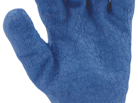 LATEX COATED GLOVES GCLA0510 COLOUR: REFL. YELLOW [5]