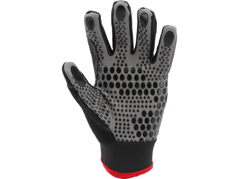 SYNT. LEATHER GLOVES ANTI-SLIP SILICONE DOTS S. 10 [3]