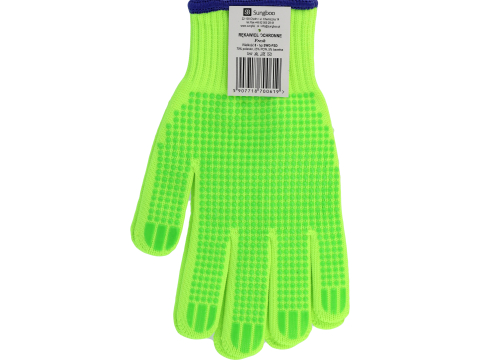 SPOTTED COTTON GARDEN GLOVES FRESH PSD [6]