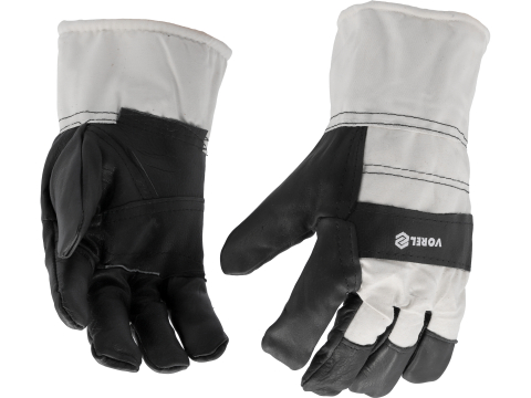 INSULATED COTTON-LEATHER GLOVES SIZE 11"/ L [1]