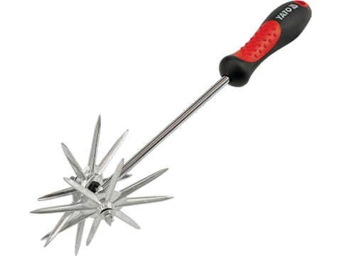 Scule de mână pentru grădinărit - ROLLING TILLER, CHROME PLATED 370 MM