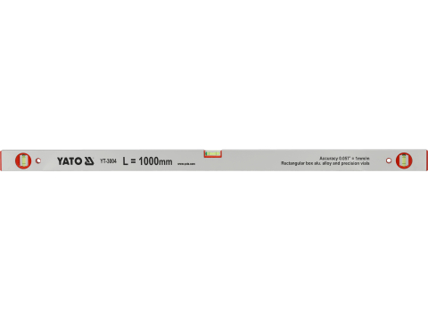 Scule de mână - ALUMINIUM LEVEL, 3 VIALS 1000 MM