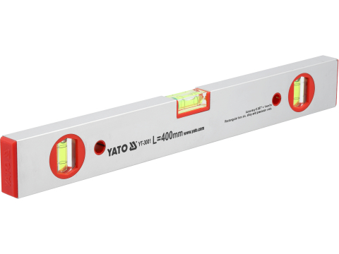 ALUMINIUM LEVEL, 3 VIALS 400 MM [1]