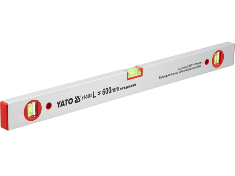 ALUMINIUM LEVEL, 3 VIALS 600 MM [1]