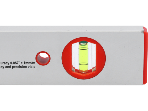 ALUMINIUM LEVEL, 3 VIALS 600 MM [4]