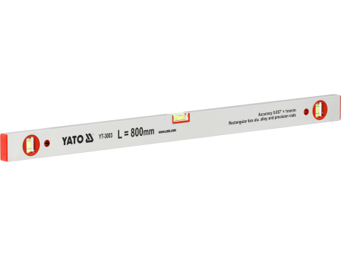 ALUMINIUM LEVEL, 3 VIALS 800 MM [1]