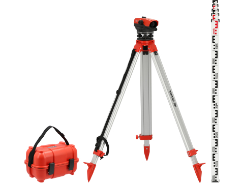 Instrumente de măsură și control - AUTO LEVEL 32X IP66 + ROD + TRIPOD SET