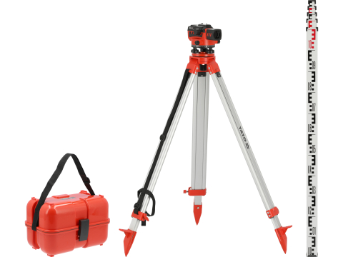 Instrumente de măsură și control - AUTO LEVEL 32X + ROD + TRIPOD SET