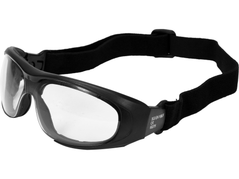 CLEAR GOGGLES WITH STRAP [2]