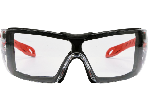 SAFETY CLEAR GLASSES WITH ELASTIC STRAP [3]