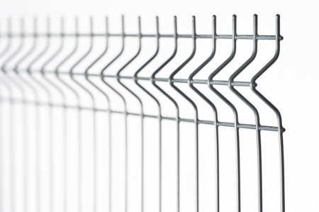 Panou gard bordurat plastifiat 4.2 gri antracit ral 7016 , 2000 x 2000 mm [1]