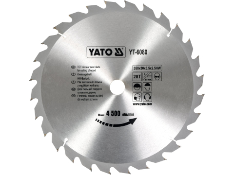 Taiere - TCT CIRCULAR SAW BLADE FOR CUTTING WOOD 350X28X30 MM